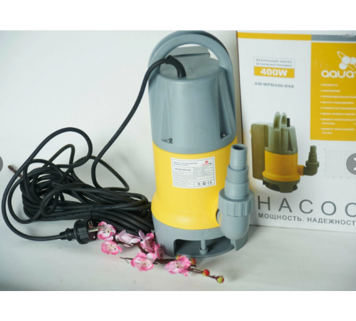 Фекальный насос (Встроенный поплавок) 400 Вт AM-WPD400-04A