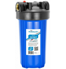 Магистральный фильтр для воды, синий  корпус 10л (4шт)  Аквабрайт