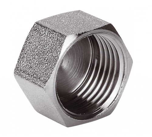 Заглушка...  резбовая с прокладкой  1" вр __никел.(140/10) TIM