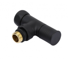 Кран для п/с угл. "О"  3/4г х 1/2 шТим ( черный ) (20/1)