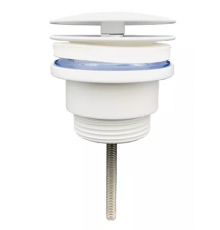 Донный клапан для раковины  универс. A-9091 white Kern  Matt White  (50/ШТ)