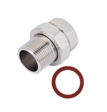 Американка прям. 3/4 гш никель  под плоскую прокладку  ZEISSLER (70/10)