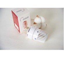 Термоголовка белый пласт.  гайка (100/шт) ТИМ