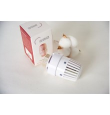 Термоголовка белый пласт.  гайка (100/шт) ТИМ