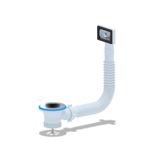 Выпуск 1 1/2 с переливом квад. N105S АНИ (15/шт)