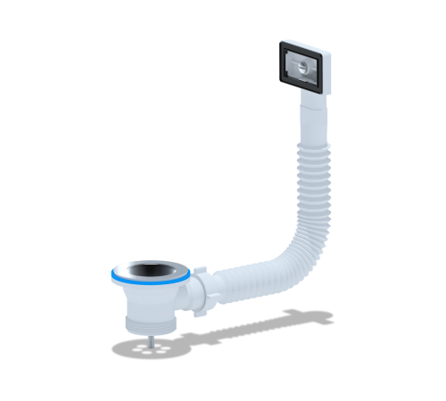 Выпуск 1 1/2 с переливом квад. N105S АНИ (15/шт)