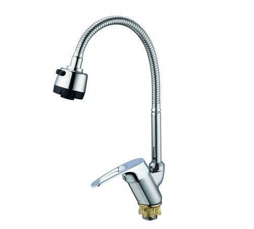 Смеситель для кухни пруж. на гайке KAK4-B043 Solone (10/шт)