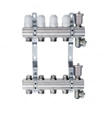 Коллекторная группа 1" -  3 ходов лат. Без/расх  TIM (2/шт)