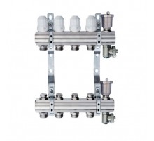 Коллекторная группа 1" -  9 ходов лат. Без/расх. TIM (2/шт)