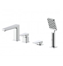 Смеситель на борт ванны на 4 отвер.  5555 Kern Chrome(8/шт)