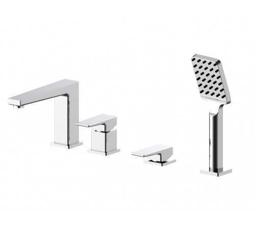 Смеситель на борт ванны на 4 отвер.  5555 Kern Chrome(8/шт) по доступной цене.