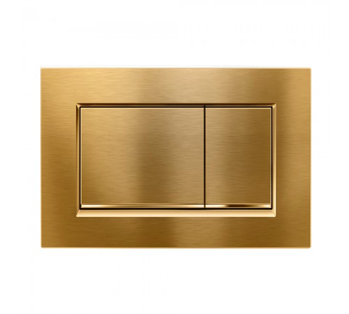 Кнопка смыва Kern для инсталляции  (квадрат.) брошир. золото