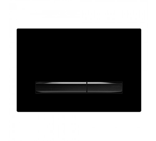 Кнопка смыва Kern для инсталляции  (квадрат,стекло) черн .