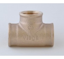 Тройник  3/4 Вн-Вн-Bн  Viega  бронза