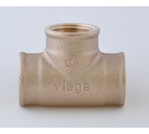 Тройник  3/4 Вн-Вн-Bн  Viega  бронза