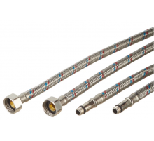 Подводка для смесителя М10(8+10 СМ) 1/2-0,5м удлиненный штуцер (90/5) Тим