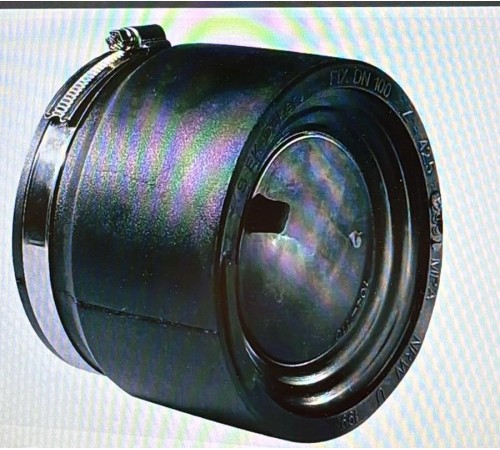 Переход с чугунной трубы на пластик ф 100  ABA SYSTEM  (12/шт)
