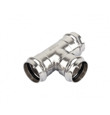 Трехраструбный пресс-тройник из нержавеющей стали 54*42*54mm (6/1) Zeissler