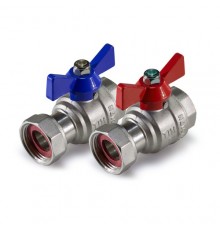 Кран шаровой с накидной гайкой 1 "  M328-4 (12/2)