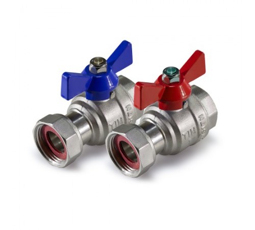 Кран шаровой с накидной гайкой 1 "  M328-4 (12/2)