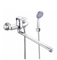 Смеситель для ванны однорук. дл. нос 40 карт. TSB 942перек. с боку