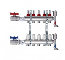 Коллекторная группа 1" -  6 ходов лат. с расход. TIM (2/шт)