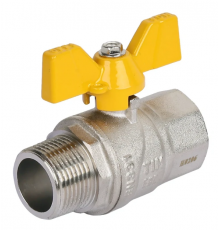 Кран шар. для Газа 3/4 г/ш бабочка TIM (60/15)