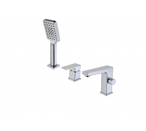 Смеситель на борт ванны  на 3 отверстия  6056 Kern Chrome (6/шт)