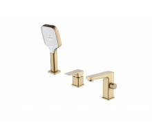 Смеситель на борт ванны  на 3 отверстия  6056 Matt gold Kern (6шт)