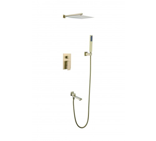 Душевая система (скрытый) 5075 mat gold KERN (4/шт)