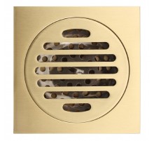 Трап с обратным клапаном Kern 10-10 прям BRONZE