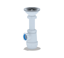 Сифон Ани Грот 3 1/2 х40  без перелива A0150 (30/шт)