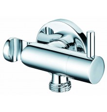 Выход с держателем и с краном круг. 4045 Керн (50/шт)