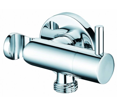 Выход с держателем и с краном круг. 4045 Керн (50/шт)