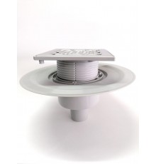 Трап для душевой с сухим затвором прямой 15*15см Тим (4/1)