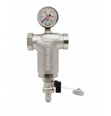 Фильтр с манометром  (300 мкм) вр/вр 1" Zeissler (12/1)