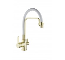 Смеситель для кухни  20295 золото питевой Wassernova