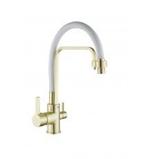 Смеситель для кухни  20295 золото питевой Wassernova