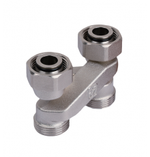 Мультифлекс для подключ радиатора.Перекрестие Х-образное 3/4 х 3/4 EK ( 50/5 ) TIM