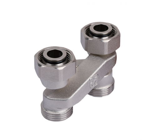 Мультифлекс для подключ радиатора.Перекрестие Х-образное 3/4 х 3/4 EK ( 50/5 ) TIM