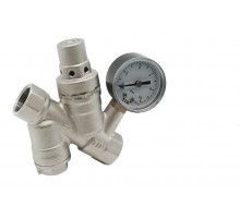 Редуктор давления с фильтром и манометром 3/4 (20/1)