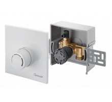 Регулировач. монтажный короб Unibox RTL регул. темп-ры обрат.потока с  вент и термост. 3/4 (8/шт)