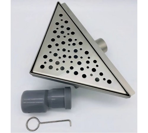 Трап г.вып 20см триугол. гидр+сух. ход Тим(4/1)