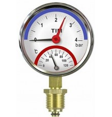 Термоманометр рад. (нижний)  4 бар Тим (60/шт)