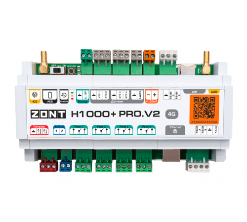 ZONT H1000+ PRO.V2 Универсальный контроллер по доступной цене.