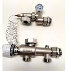 Узел -Насосно- смесительный модуль для систем Напольного отопления (без насоса) ( 8/1 )  ТИМ