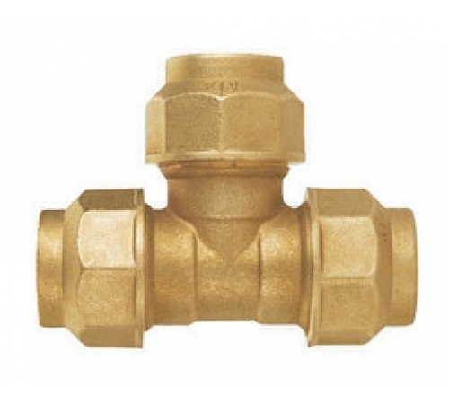 Тройник 32 х32 х32 пнд ( ЛАТУНЬ ) (15/1) Zeissler