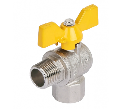 Кран шар. для Газа угловой 1/2 г/ш  TIM (72/18)