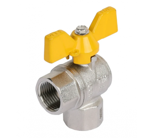 Кран шар. для Газа угловой 1/2 г/г  TIM (72/18)