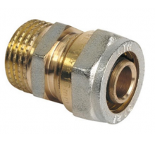 Соединитель 20 х 3/4 НР М/П (120/10) Отмо